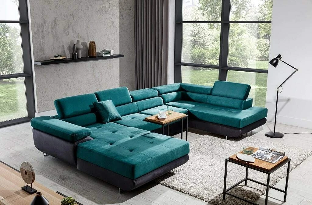 U Shape Corner Sofa Beds With Storage