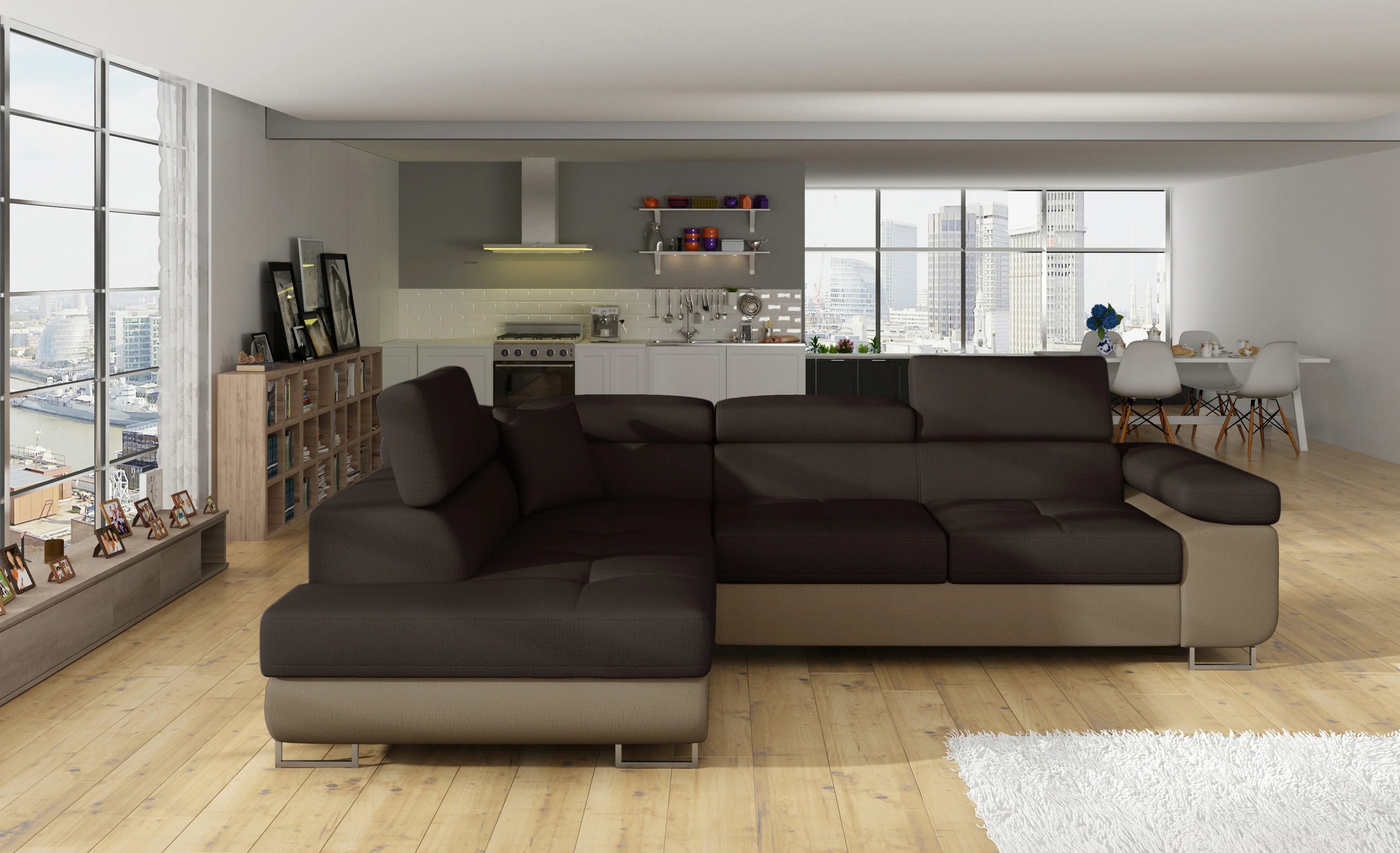 Glasgow Corner Sofa Bed with Storage M29/M09