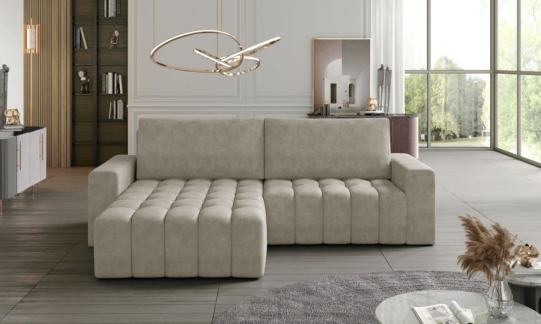 CloudComfort Corner Sofa Bed with Storage M04