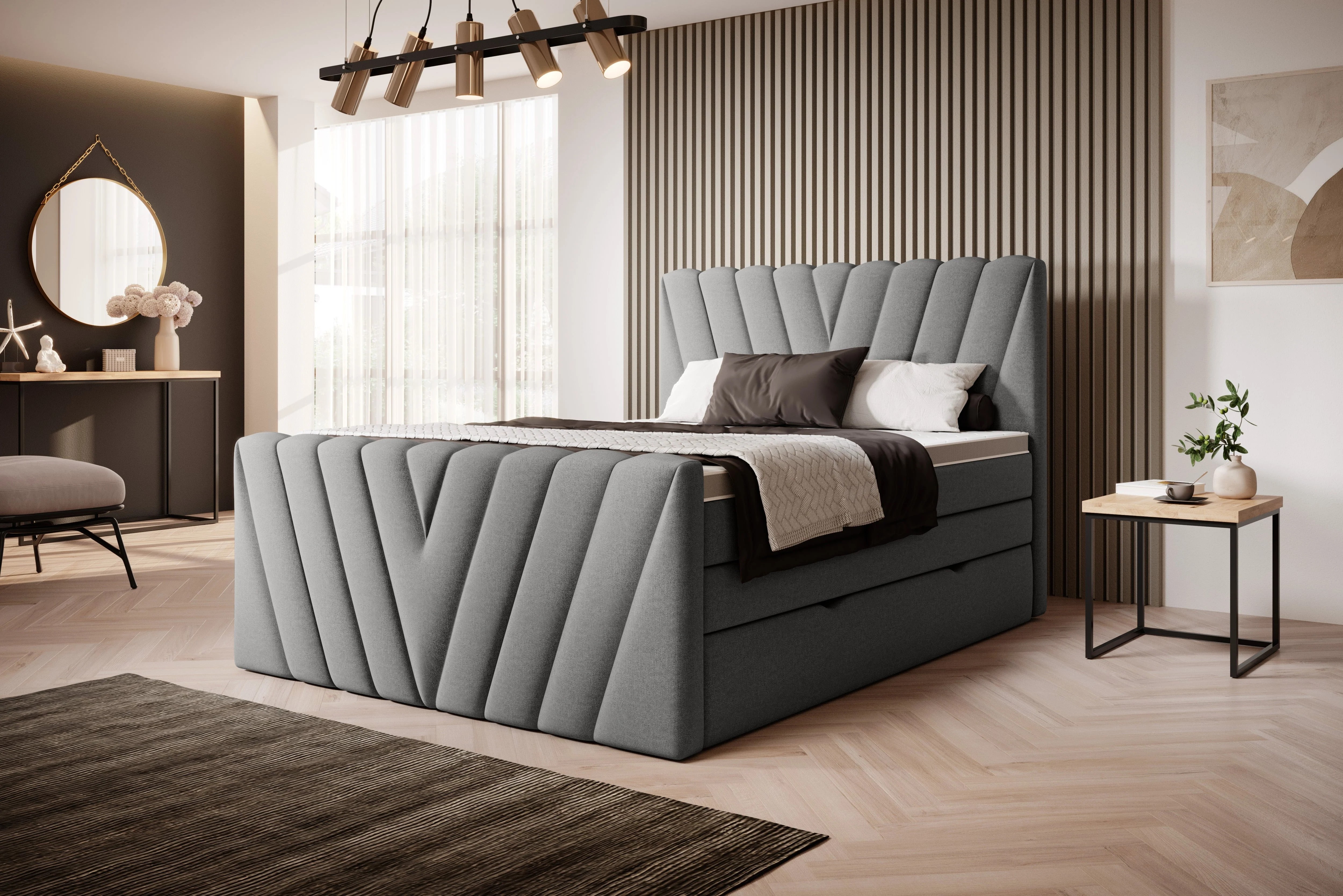 Somerset ViscoLuxe Bed with Storage GJ05
