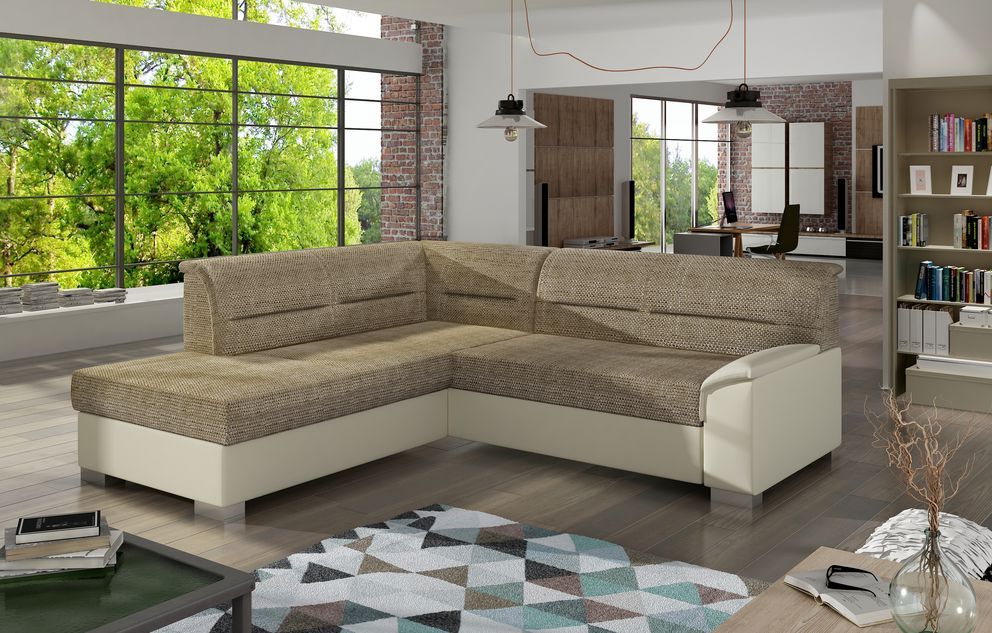 ZenRest Corner Sofa Bed with Storage B03/S33