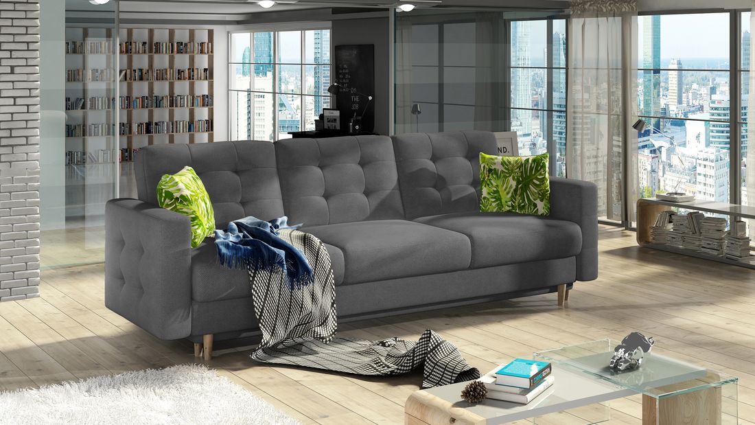SereneLounge 3 + 1 Seater Sofa Set K15