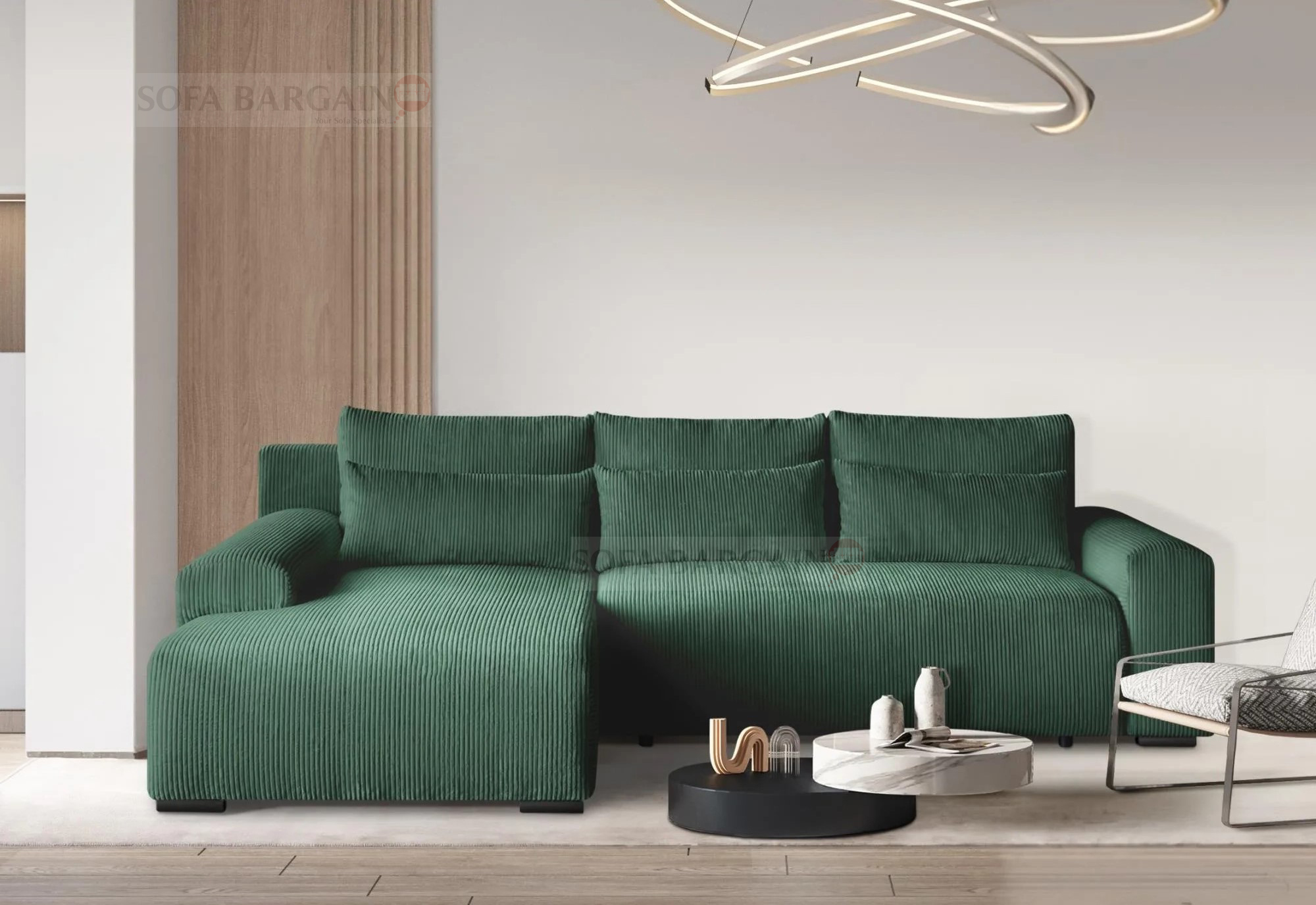 Bedford Corner Sofa Bed with Storage PS14