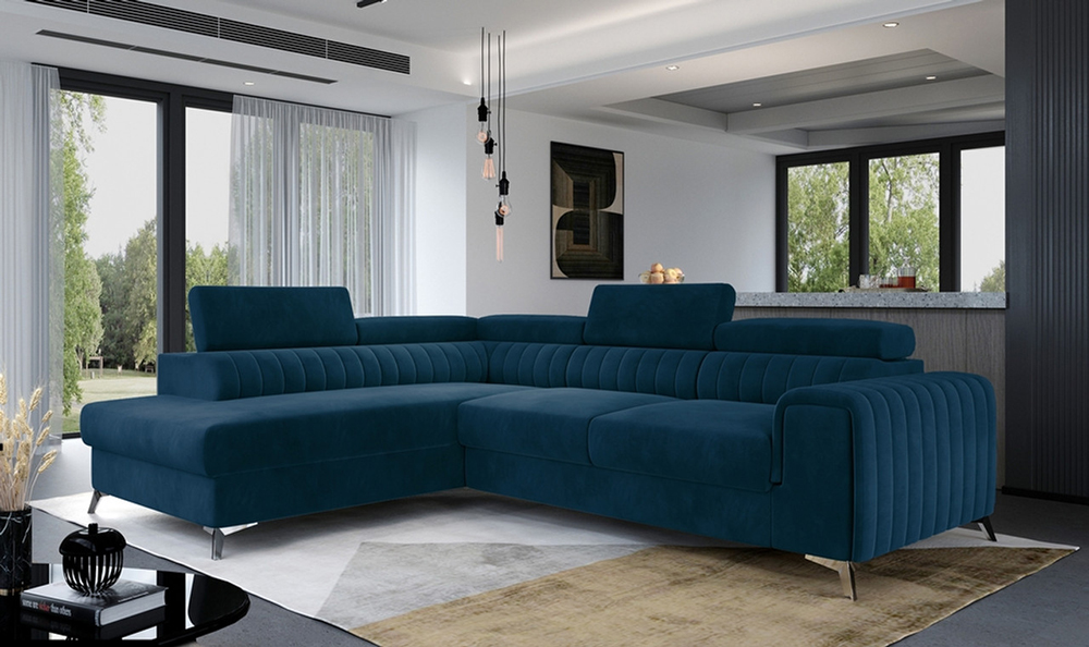 Leicester corner sofa bed with storage M77