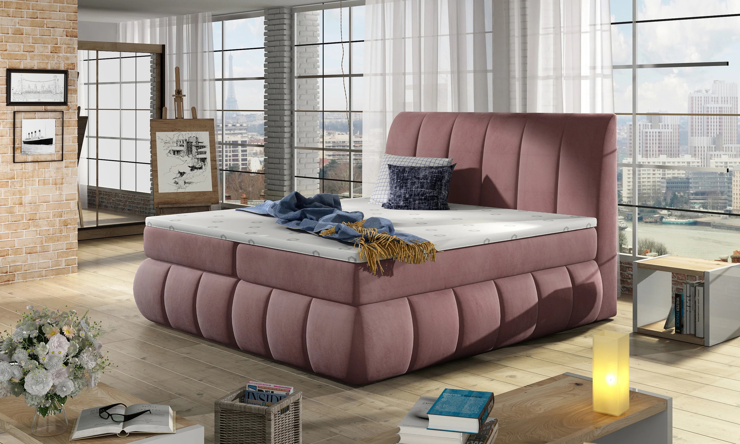 Cheeky Spring Box Bed with Storage MV63