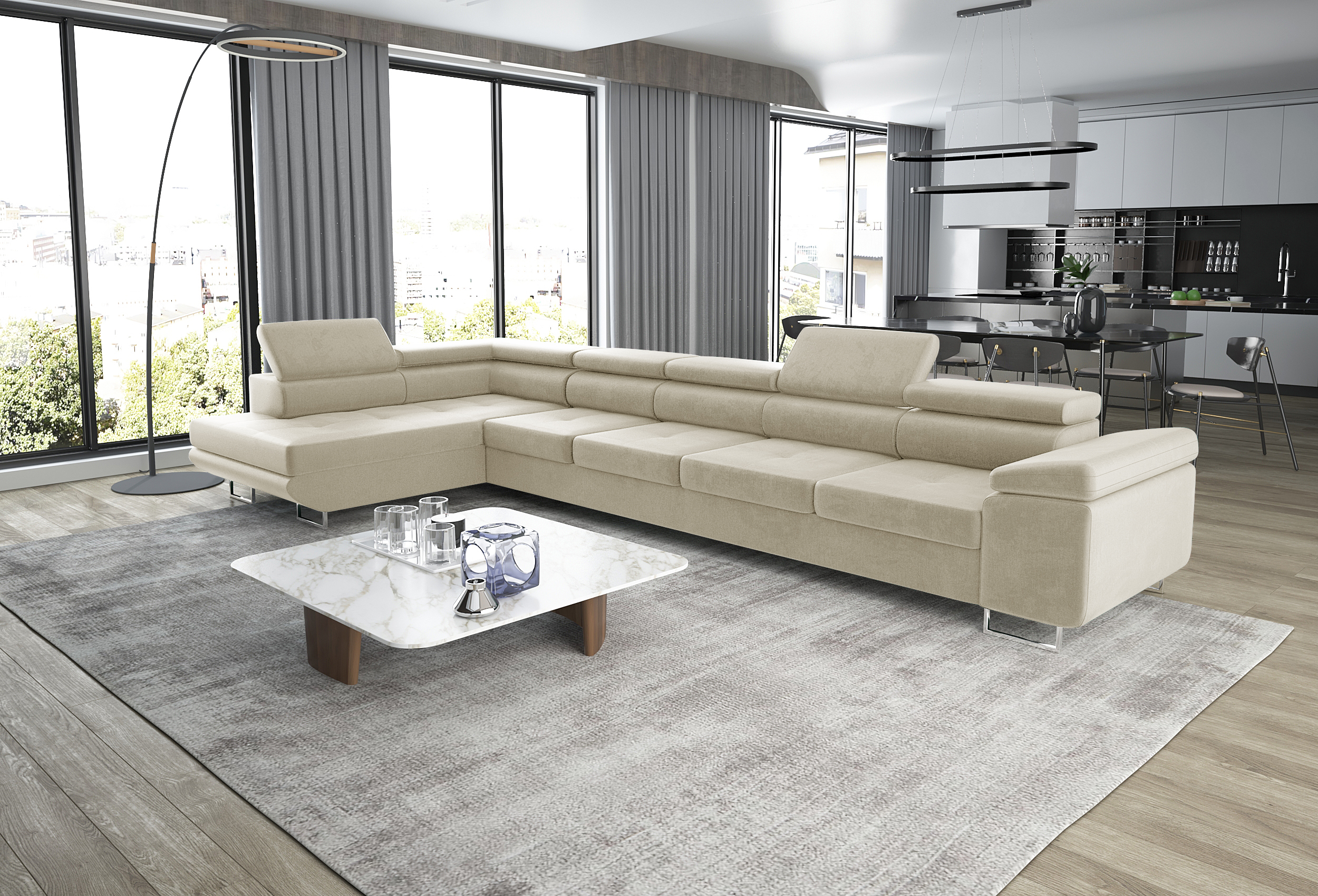 Tetrad Rodeo MAXI Corner Sofa Bed with Storage M04