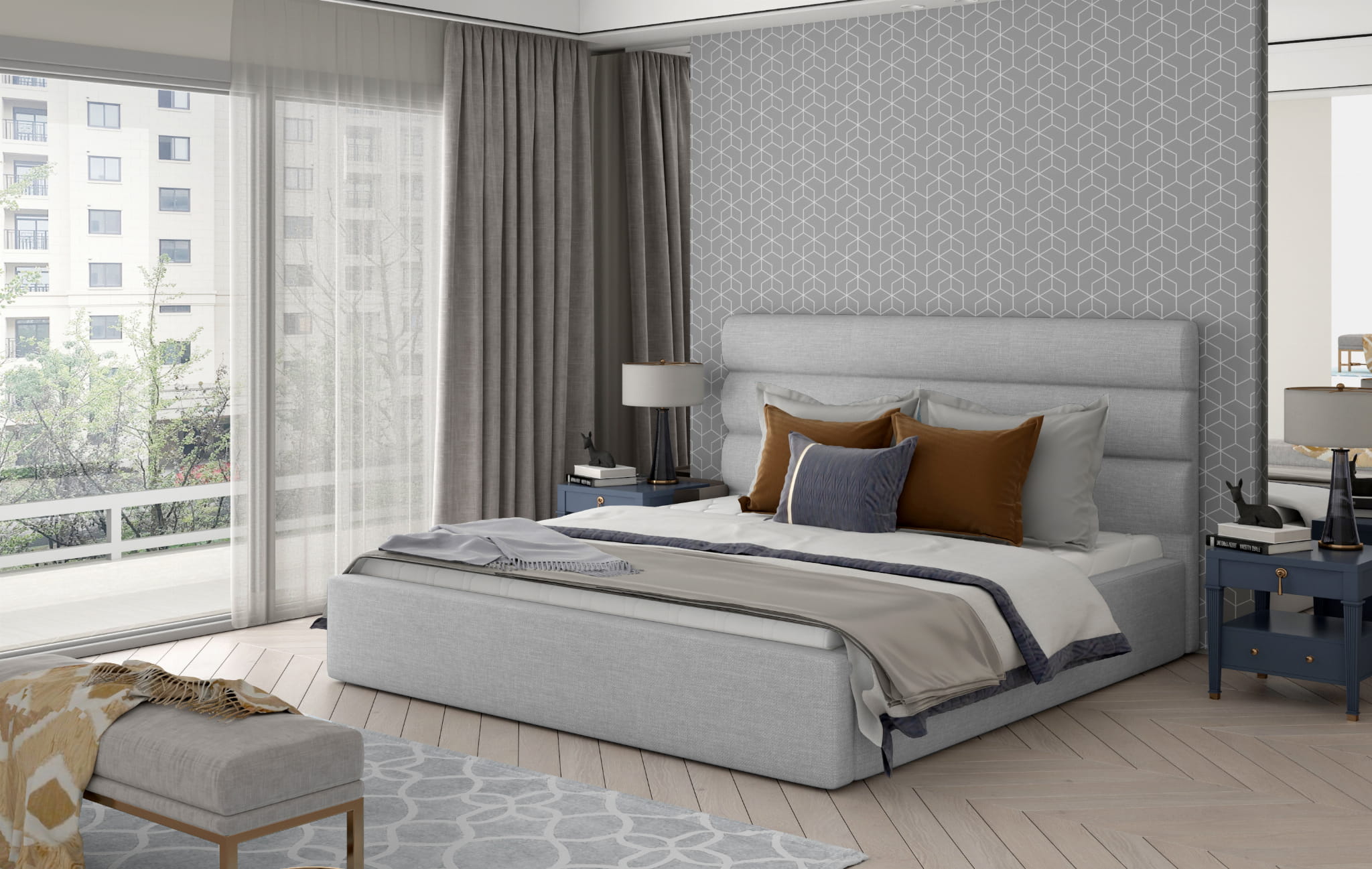 Callington Upholstered Bed O13