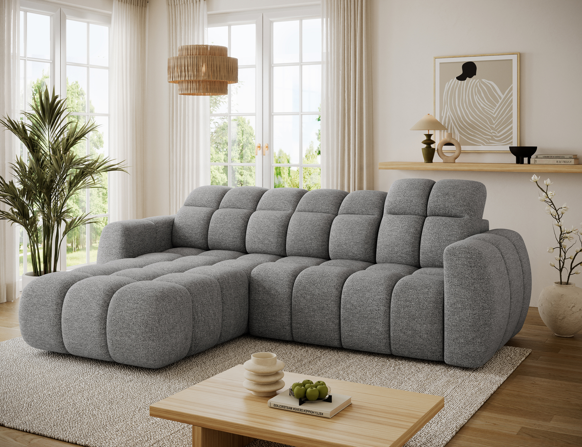 Titi Electronic Corner Sofa Bed CN03