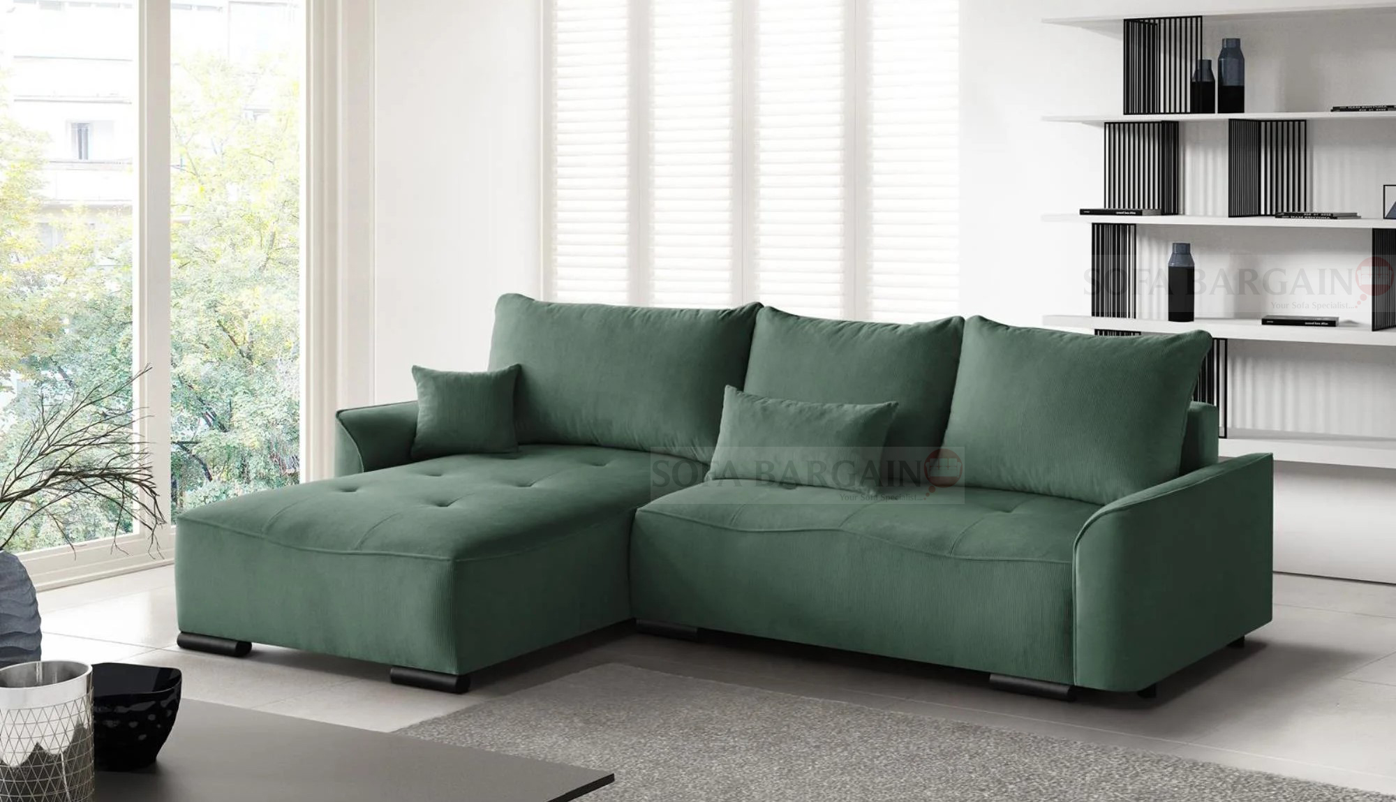 Launceston Corner Sofa Bed with Storage FJ77