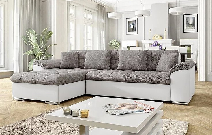Leeds corner sofa bed with storage