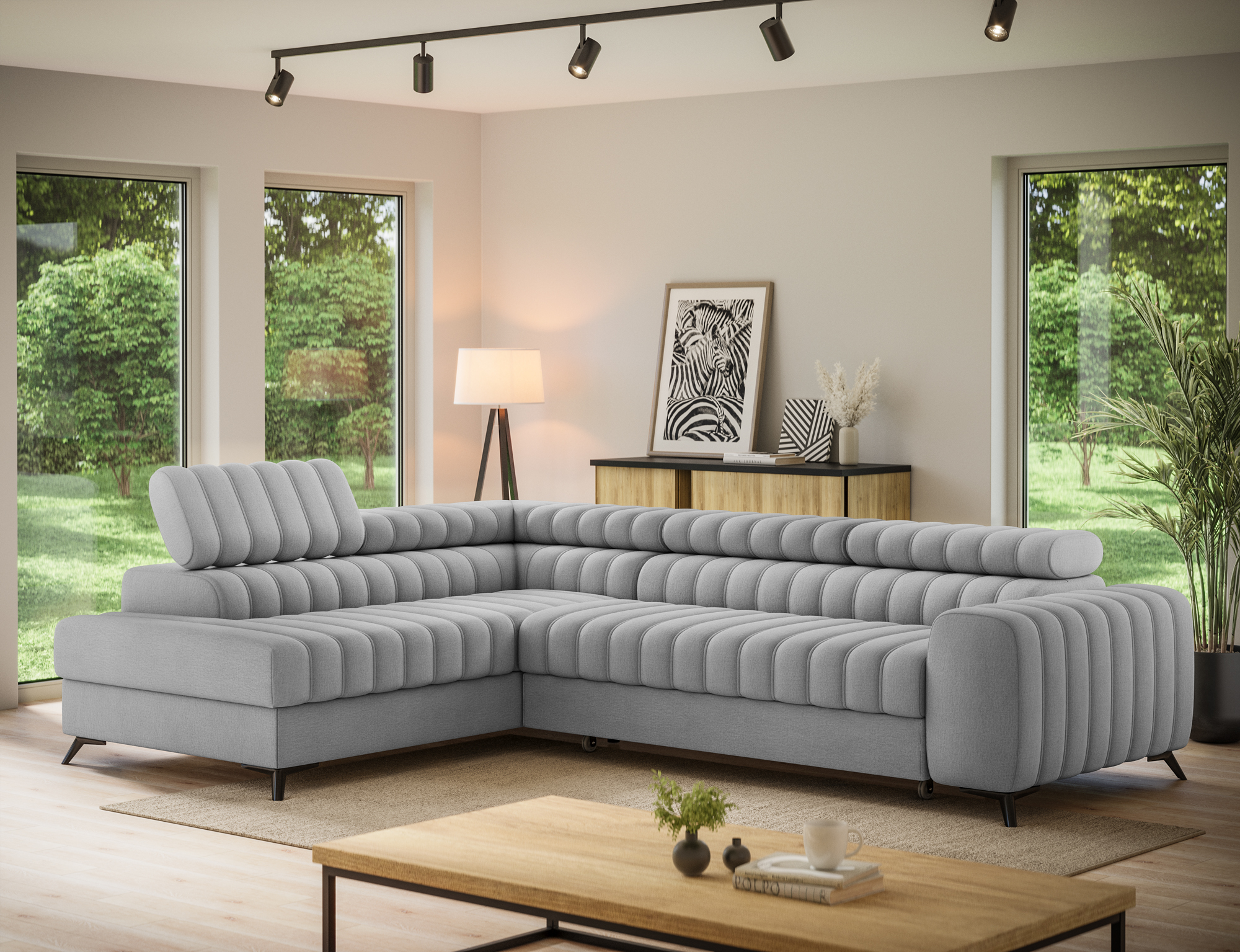Kearsley Corner Sofa Bed with Storage N03