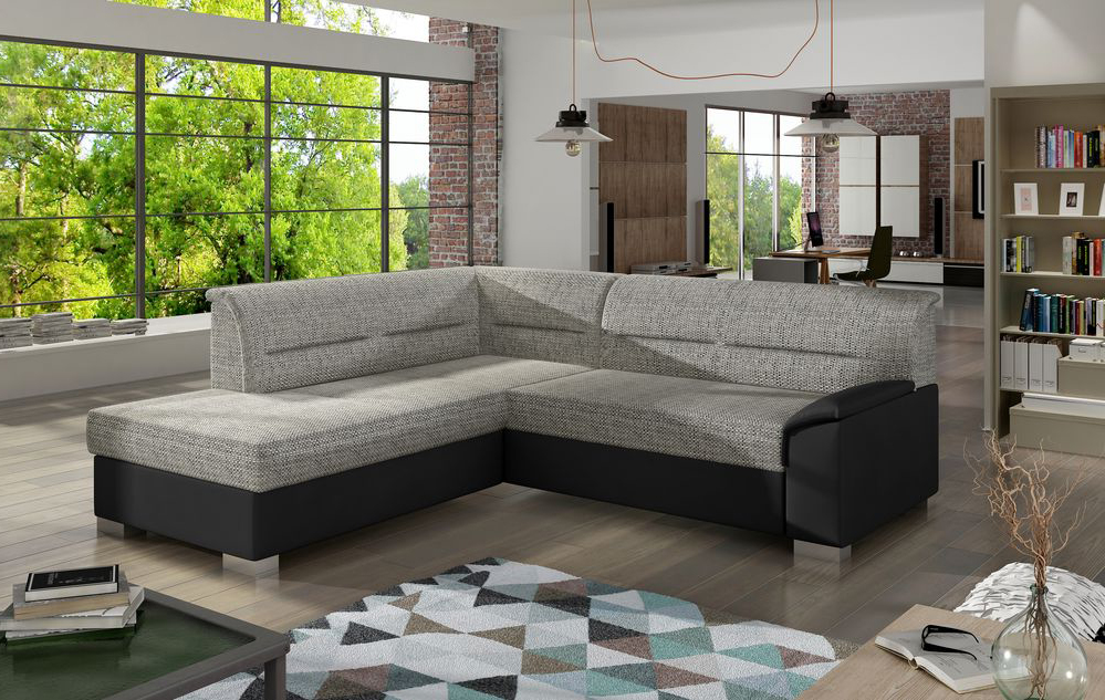 ZenRest Corner Sofa Bed with Storage B01/S11