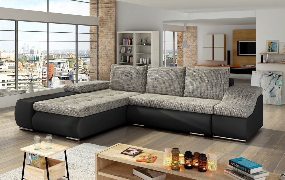 Birmingham Corner Sofa Bed with Storage B01/S11