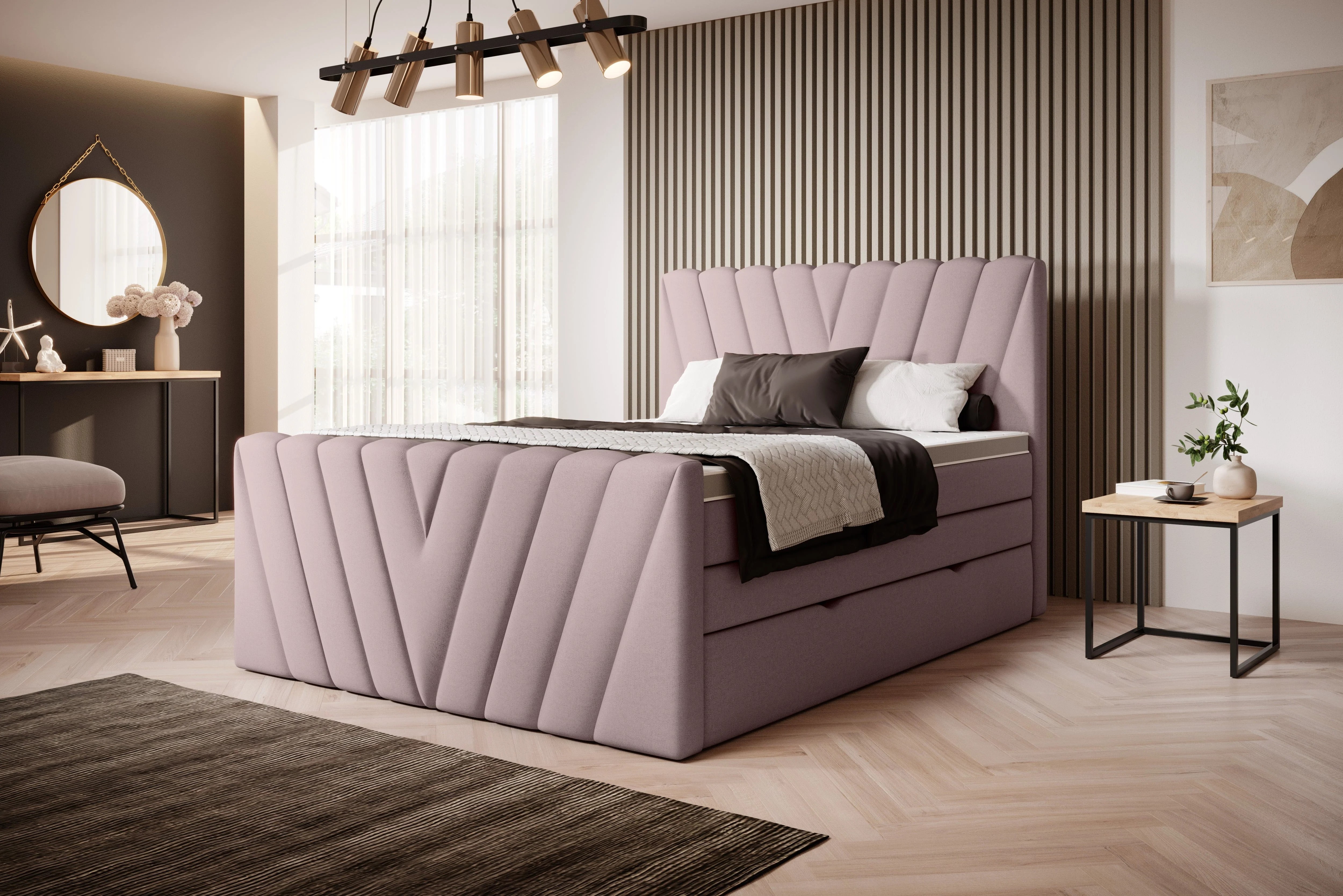 Somerset ViscoLuxe Bed with Storage GJ101