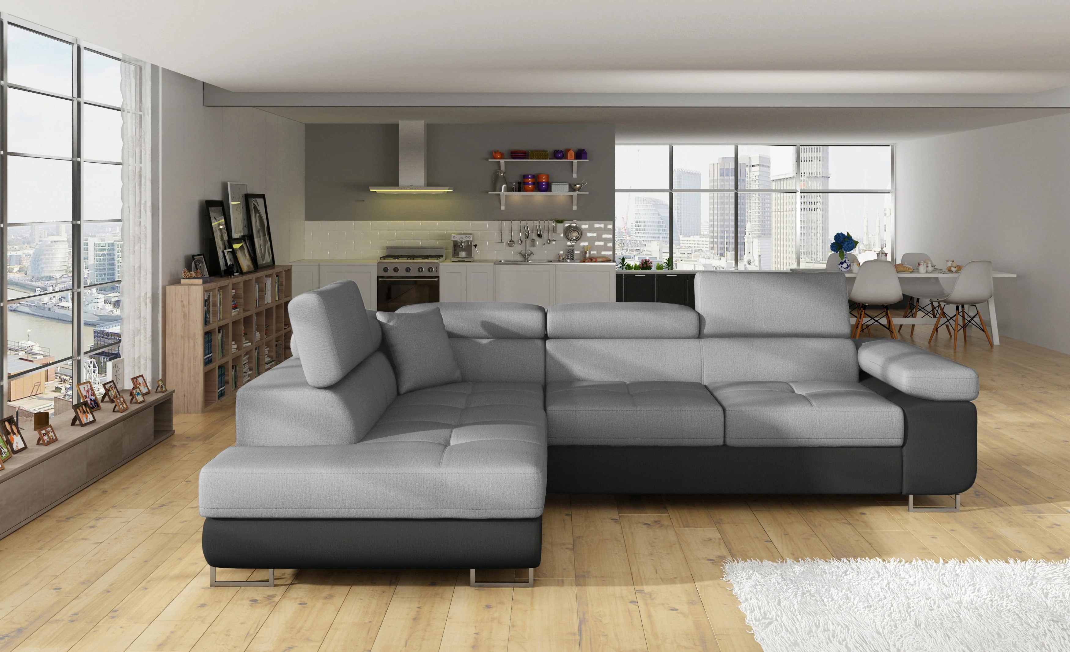 Glasgow Corner Sofa Bed with Storage M84/M97