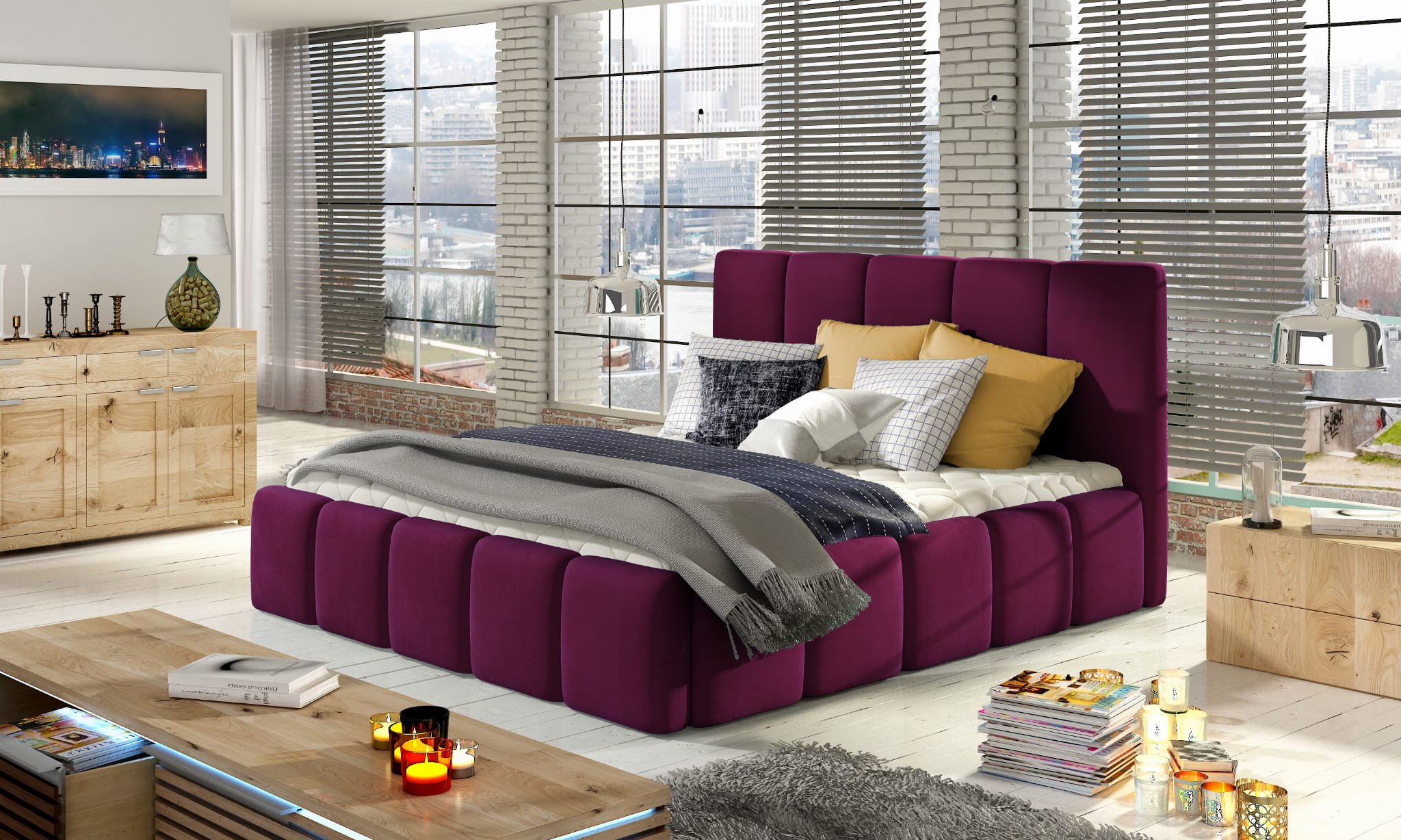 Edgware Upholstered Bed Mv68