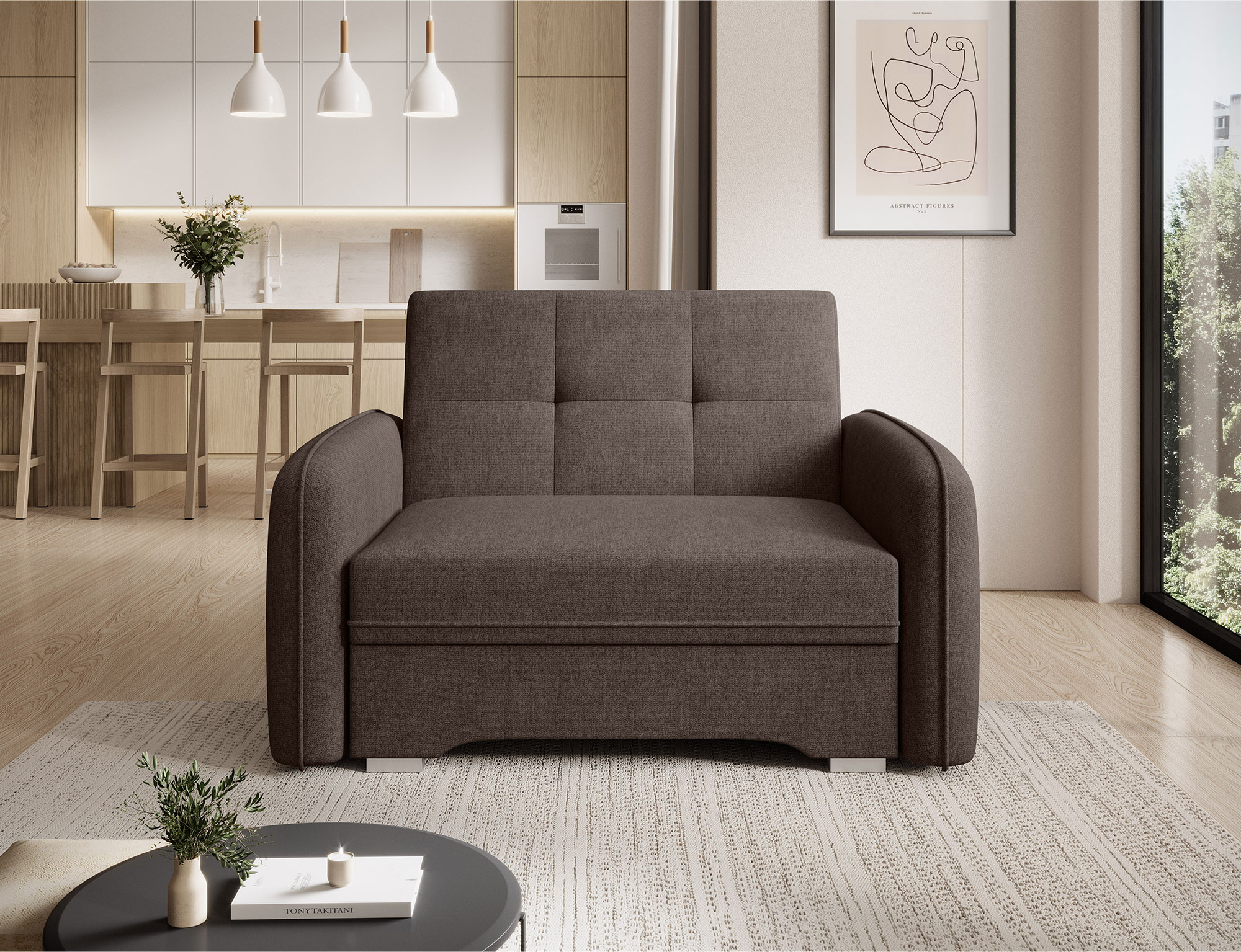 Cheshire Convertible 1 Seater Sofa with Storage PC22