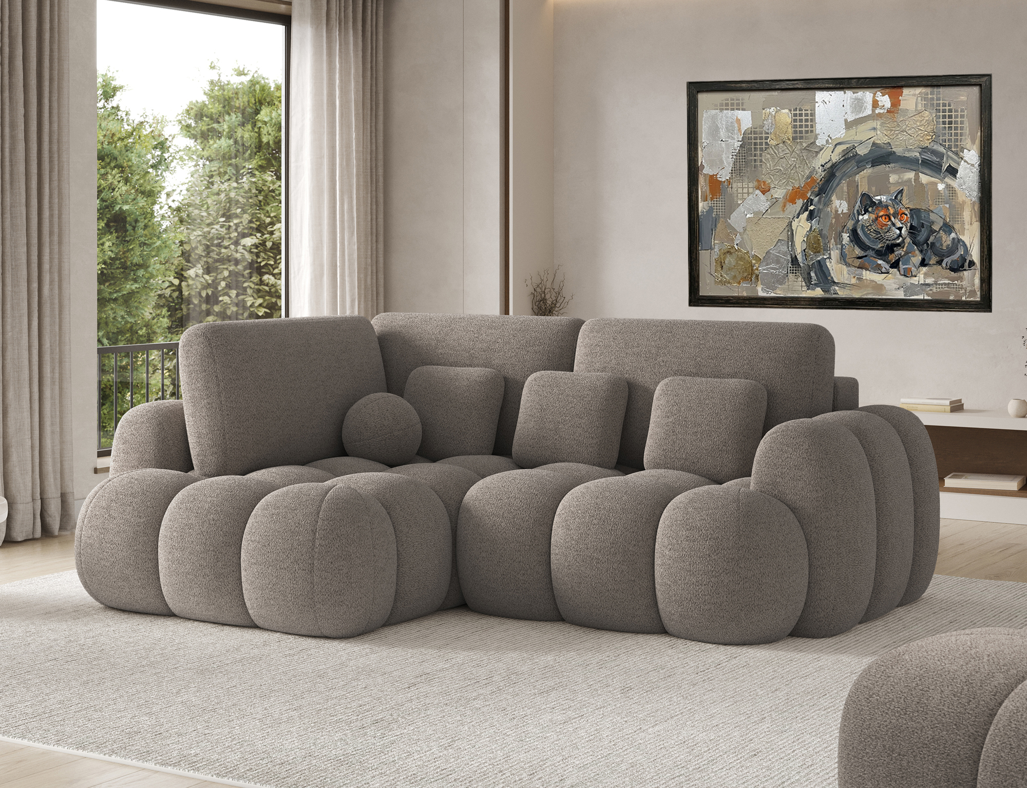 Corazon Corner Sofa Bed with Storage RY20