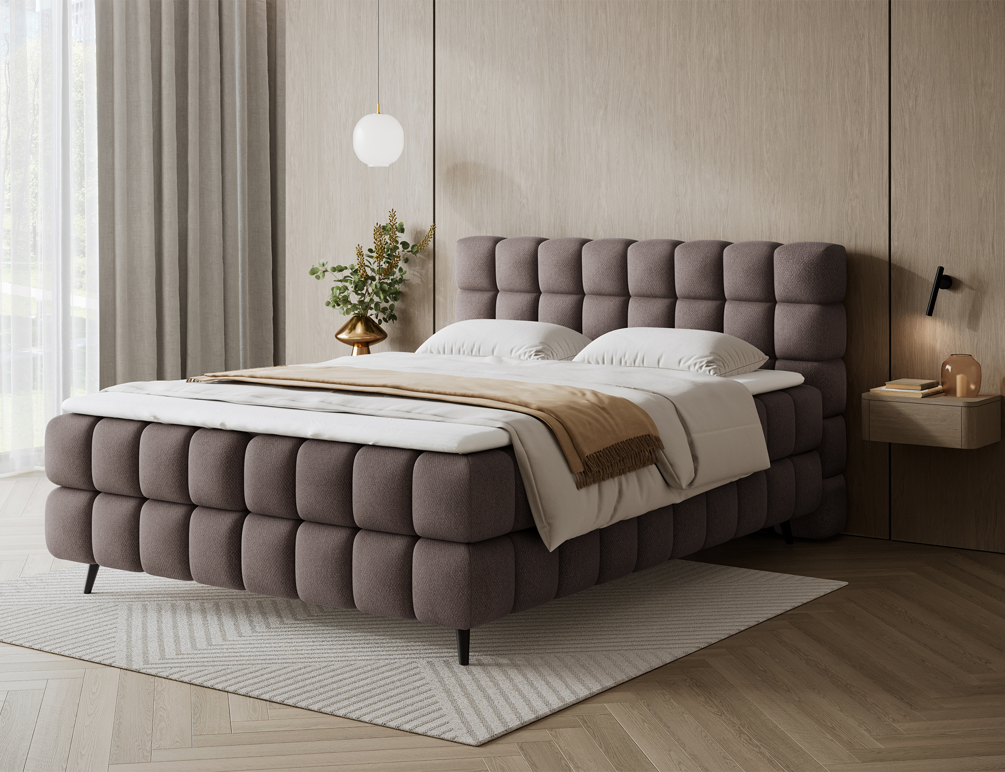 Top Spring Box Bed with Storage TN22