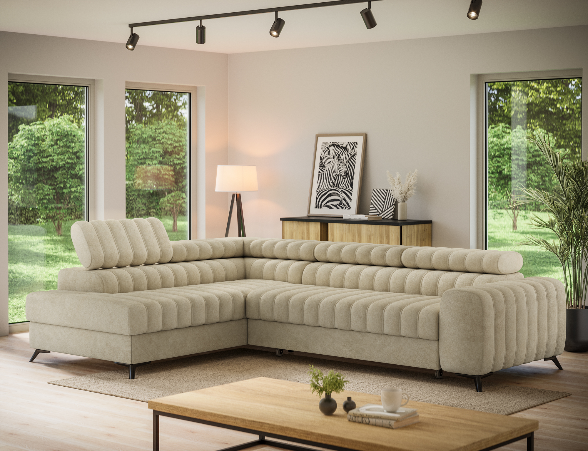 Kearsley Corner Sofa Bed with Storage AR18