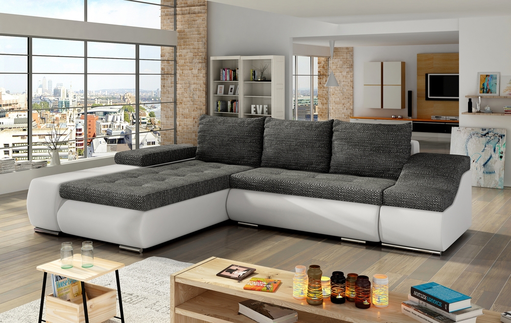 Birmingham Corner Sofa Bed with Storage B02/S17
