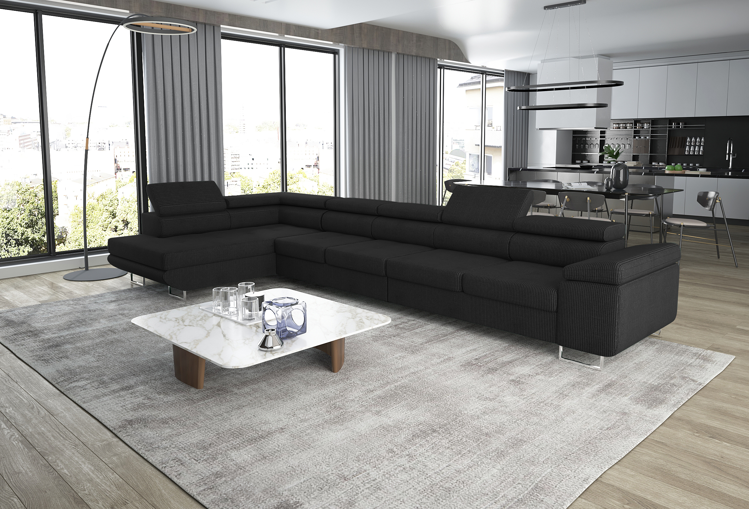 Tetrad Rodeo MAXI Corner Sofa Bed with Storage PS135