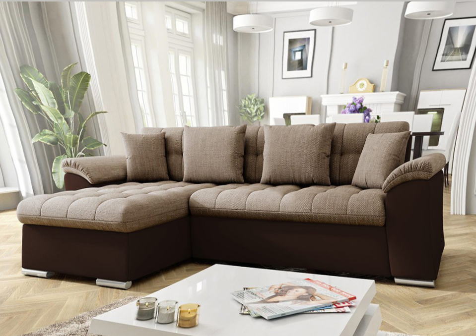 Dover Mini Corner Sofa bed with Storage L02/S66