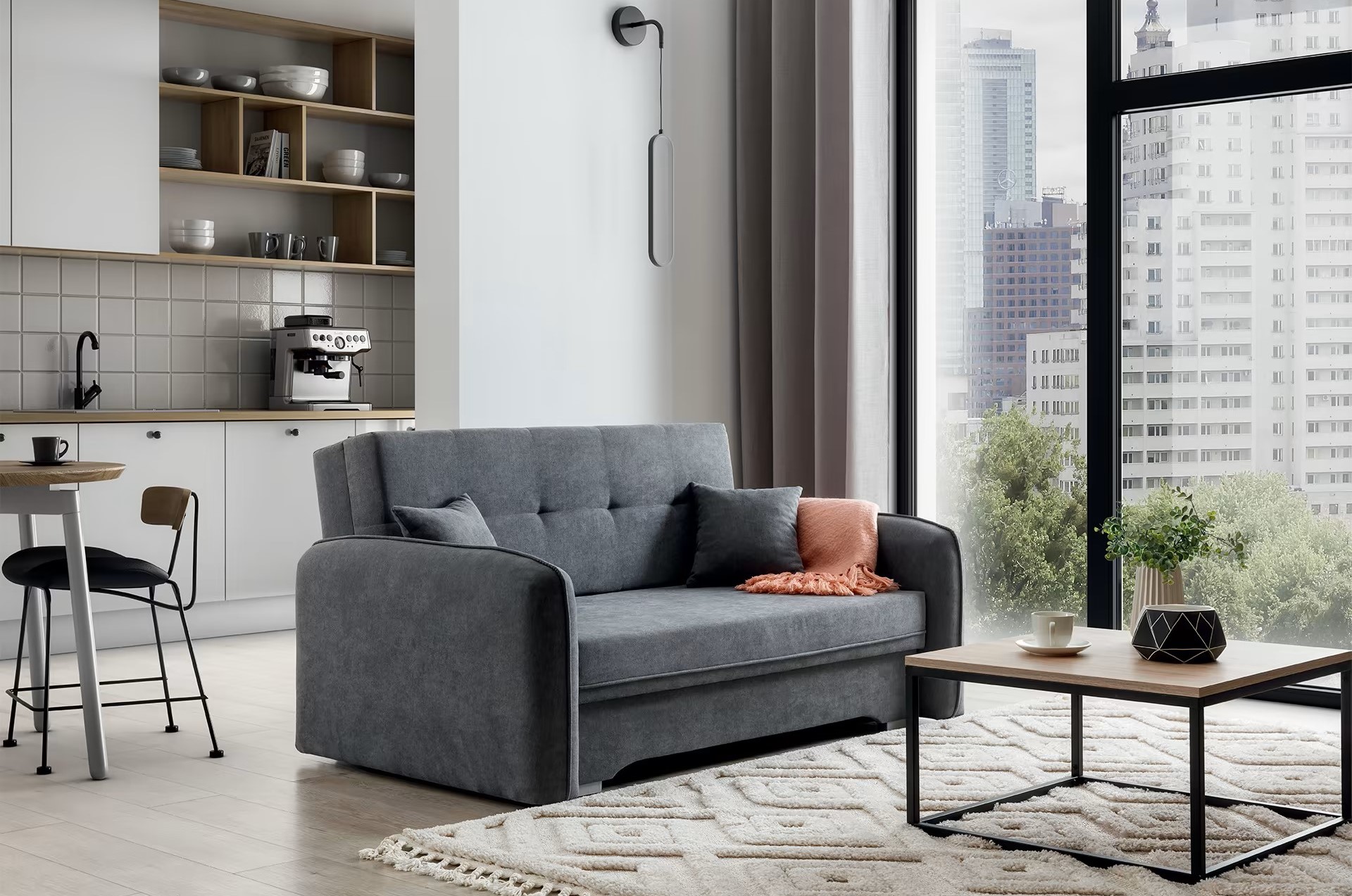 Cheshire Convertible Sofa with Storage PC04