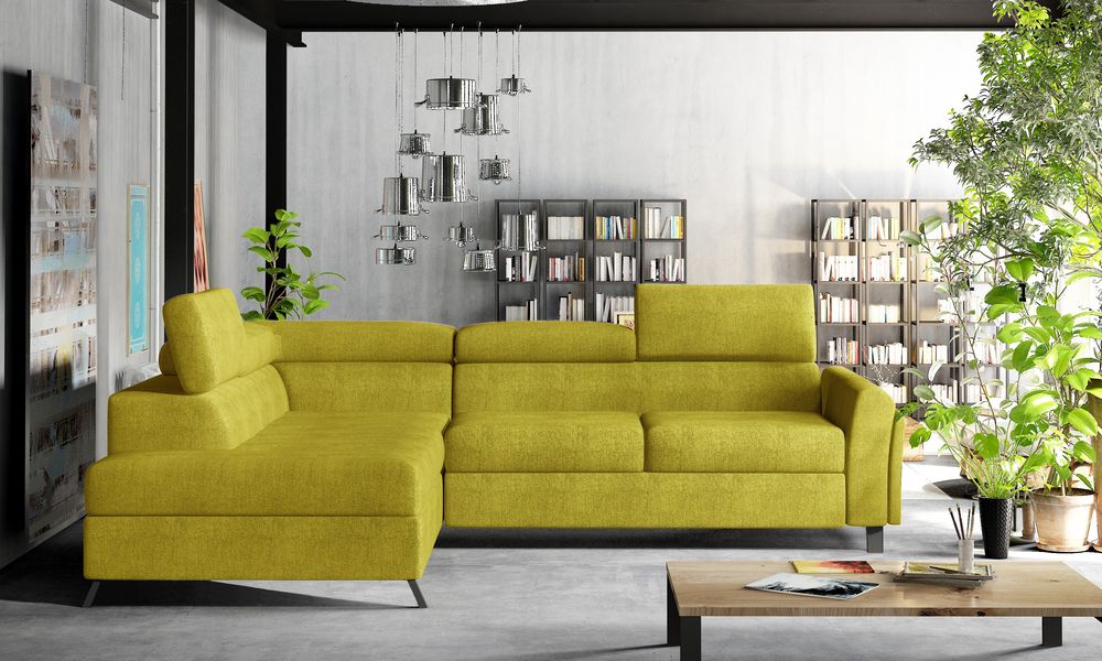 BlissfulComfort Corner Sleeper with Storage O68