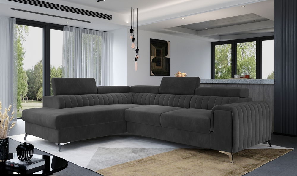 Leicester corner sofa bed with storage M97