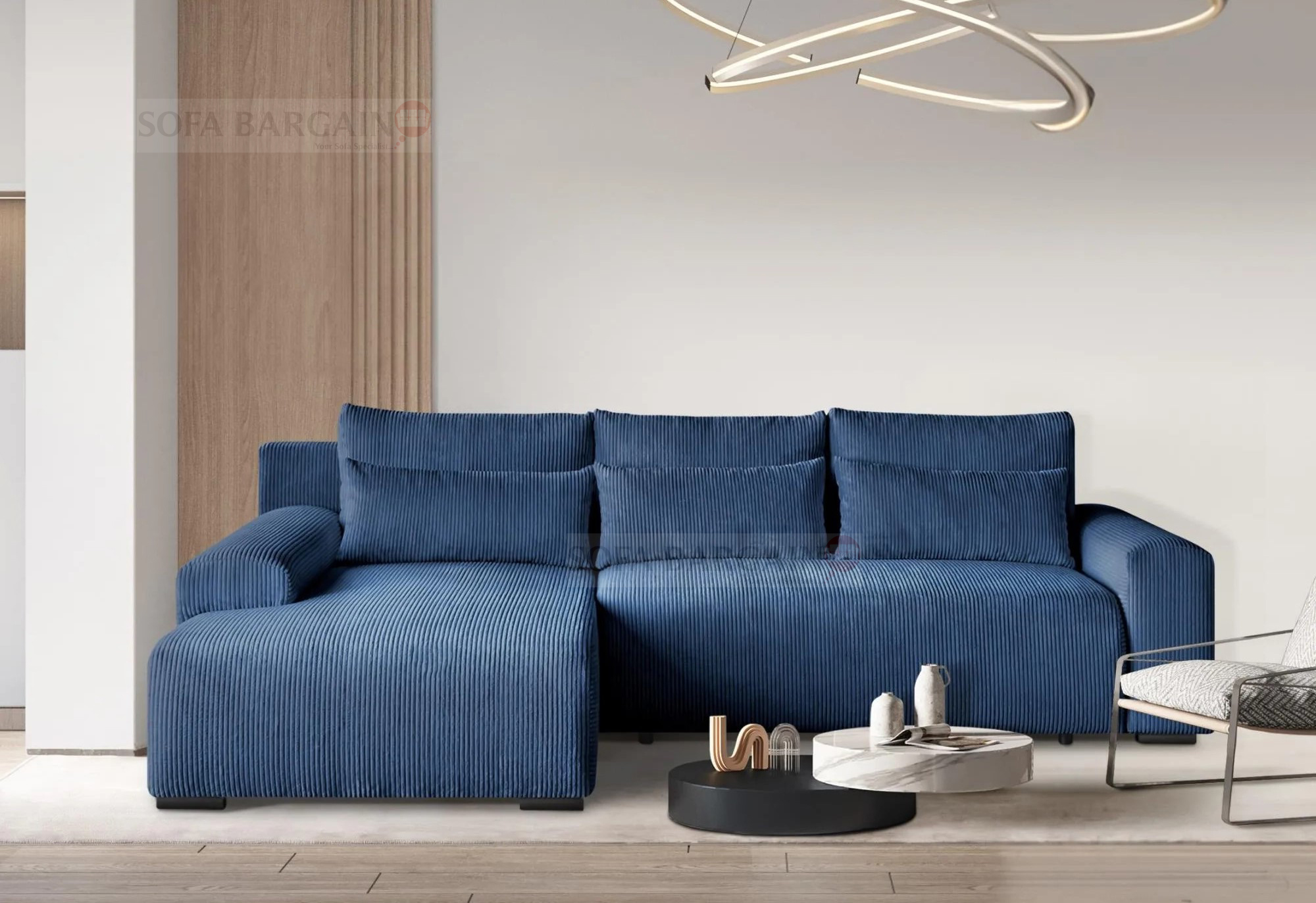 Bedford Corner Sofa Bed with Storage PS05