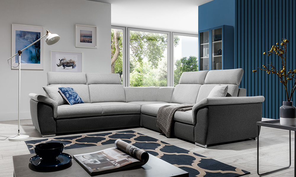 ComfortLuxe Corner Sofa Bed with Storage S21/S05