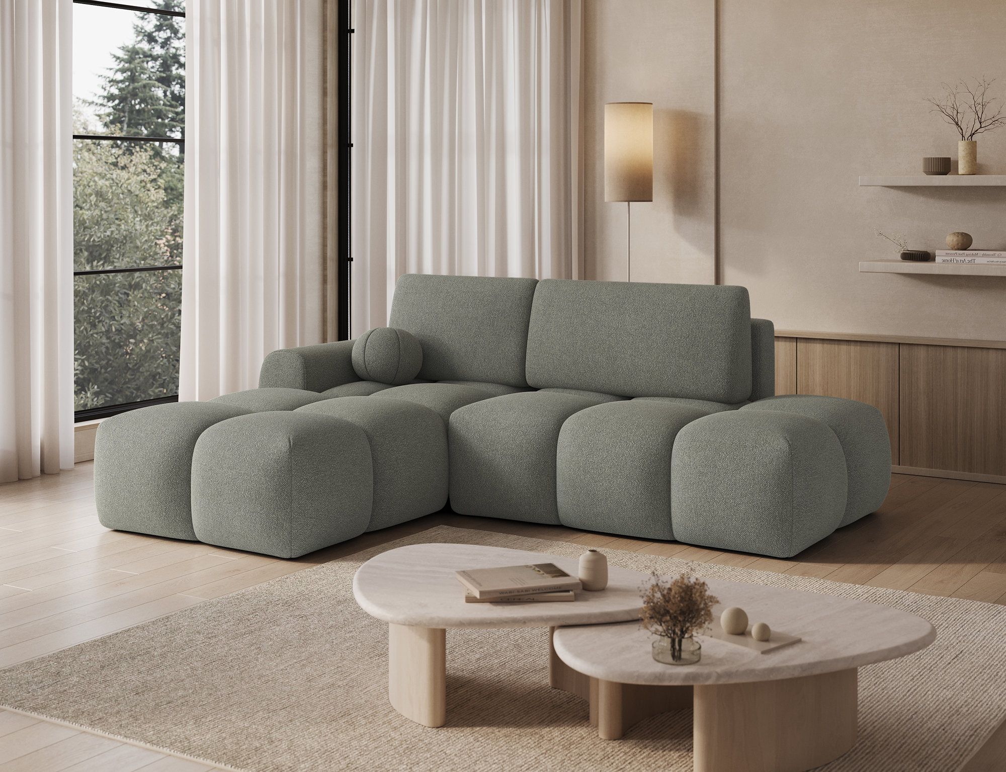Valaria Corner Sofa Bed with Storage X100
