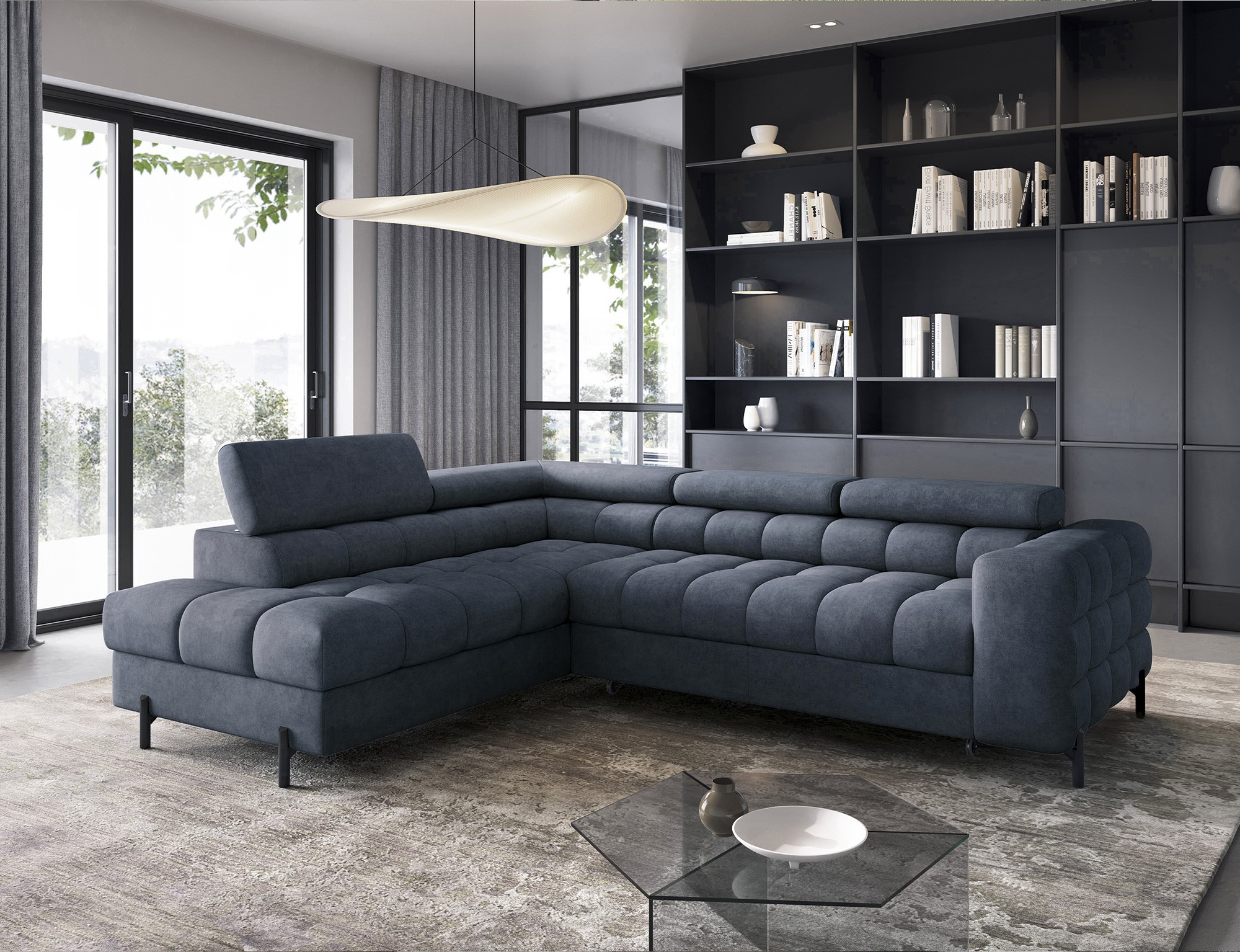 Ethan Corner Sofa Bed with Storage AR40