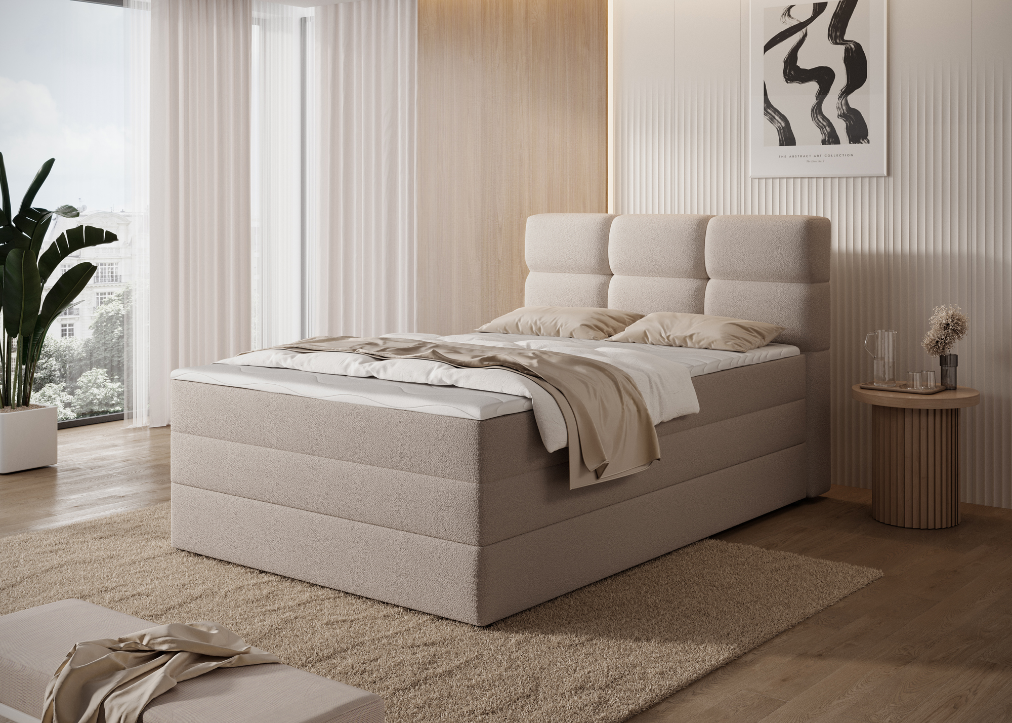 Singles Spring Box Bed with Storage Pi18
