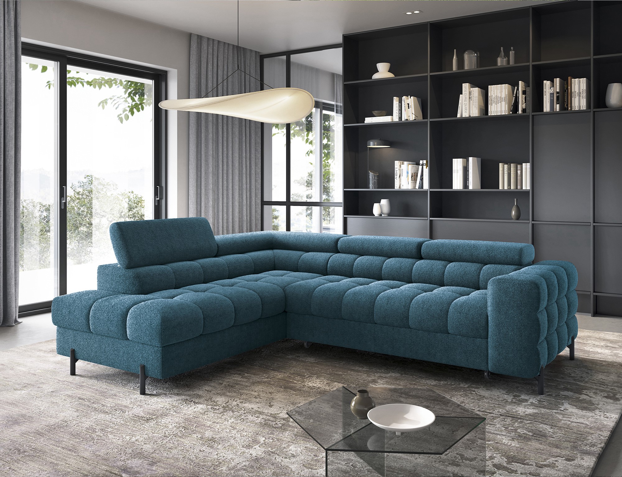 Ethan Corner Sofa Bed with Storage AM40