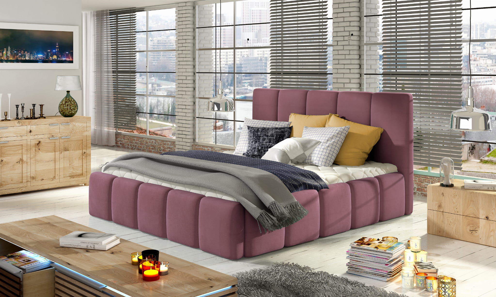 Edgware Upholstered Bed Mv63