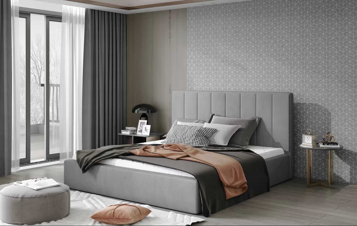 Acton Upholstered Bed M84