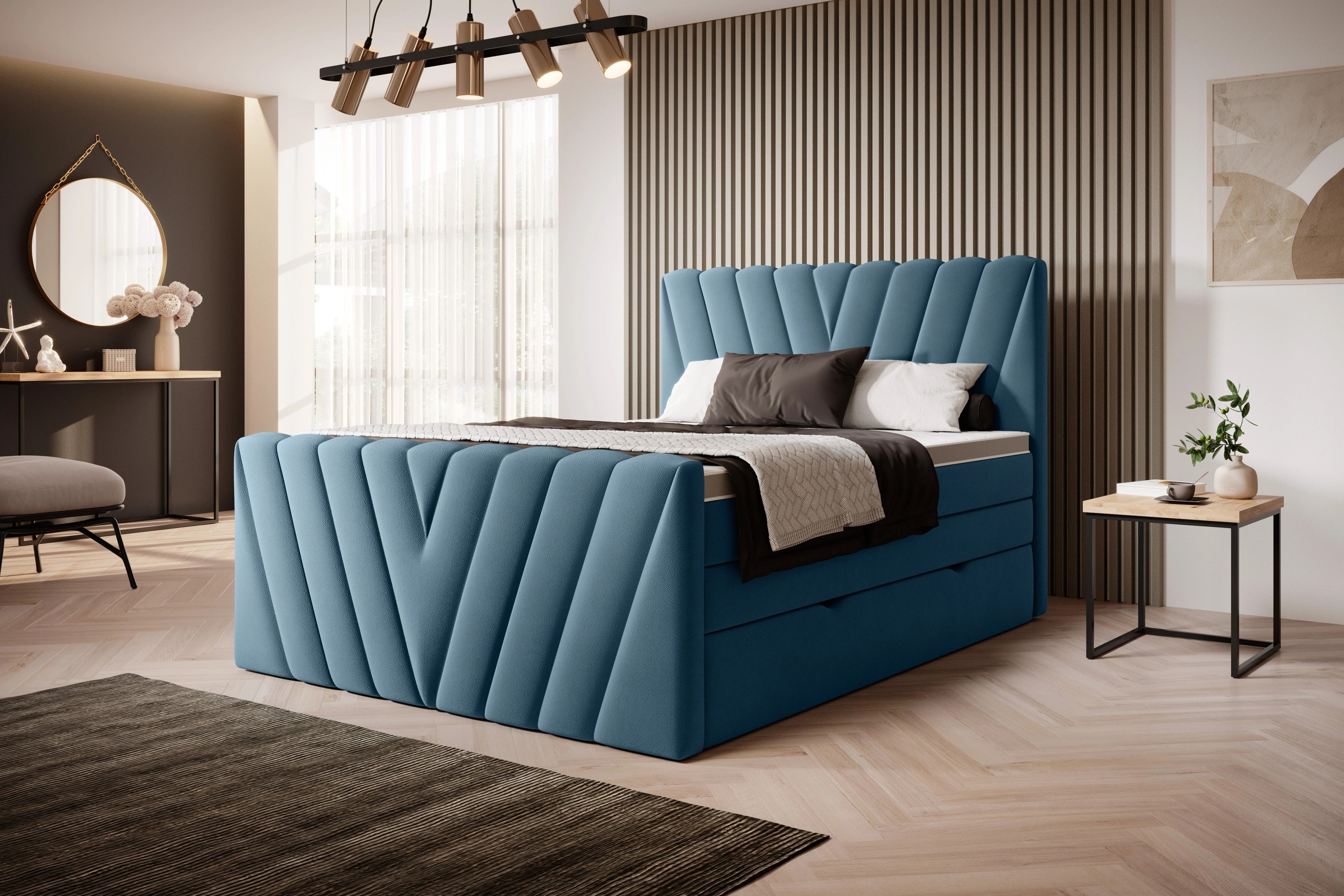 Somerset ViscoLuxe Bed with Storage SV38