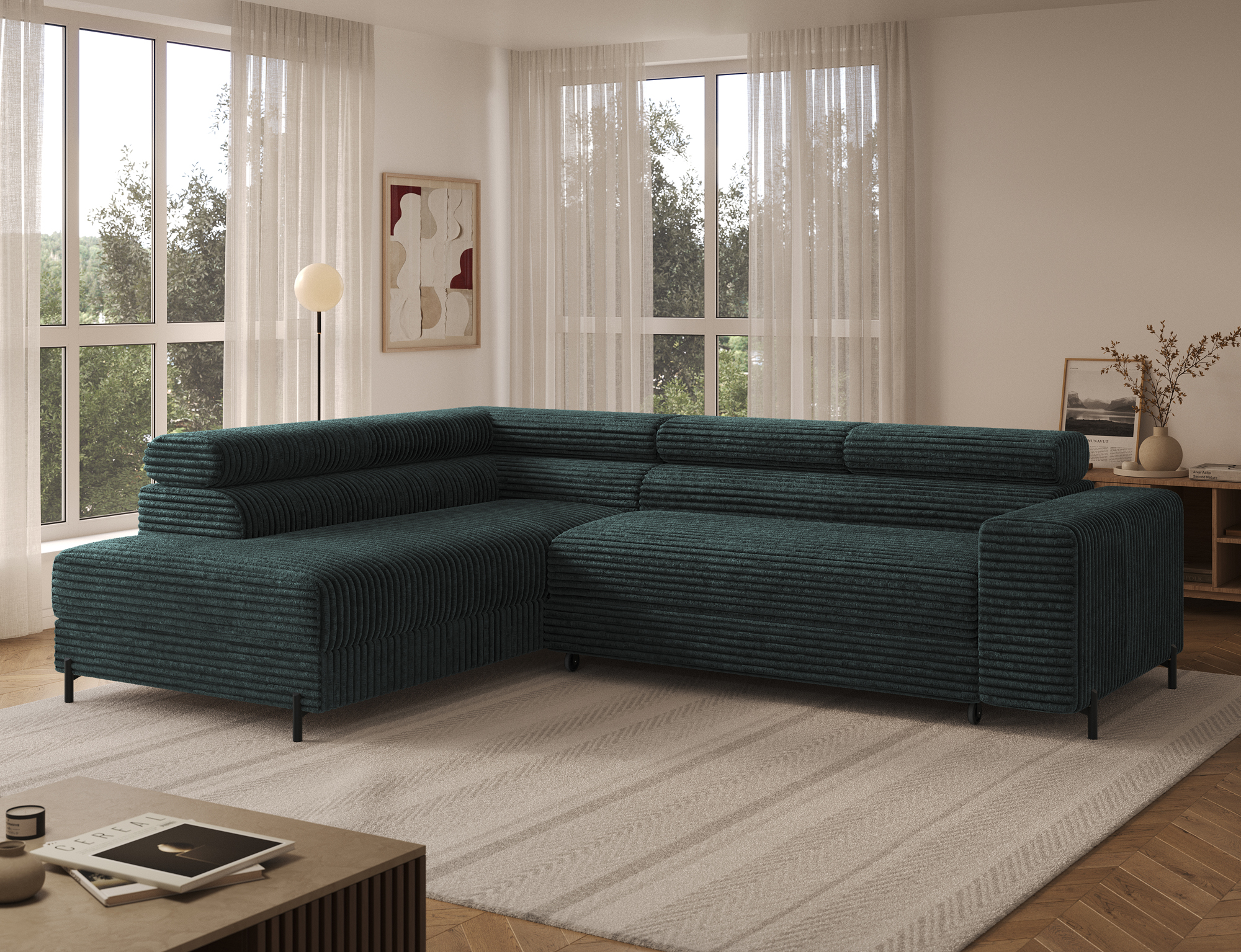 Wakefield Corner Sofa Bed with Storage ML35