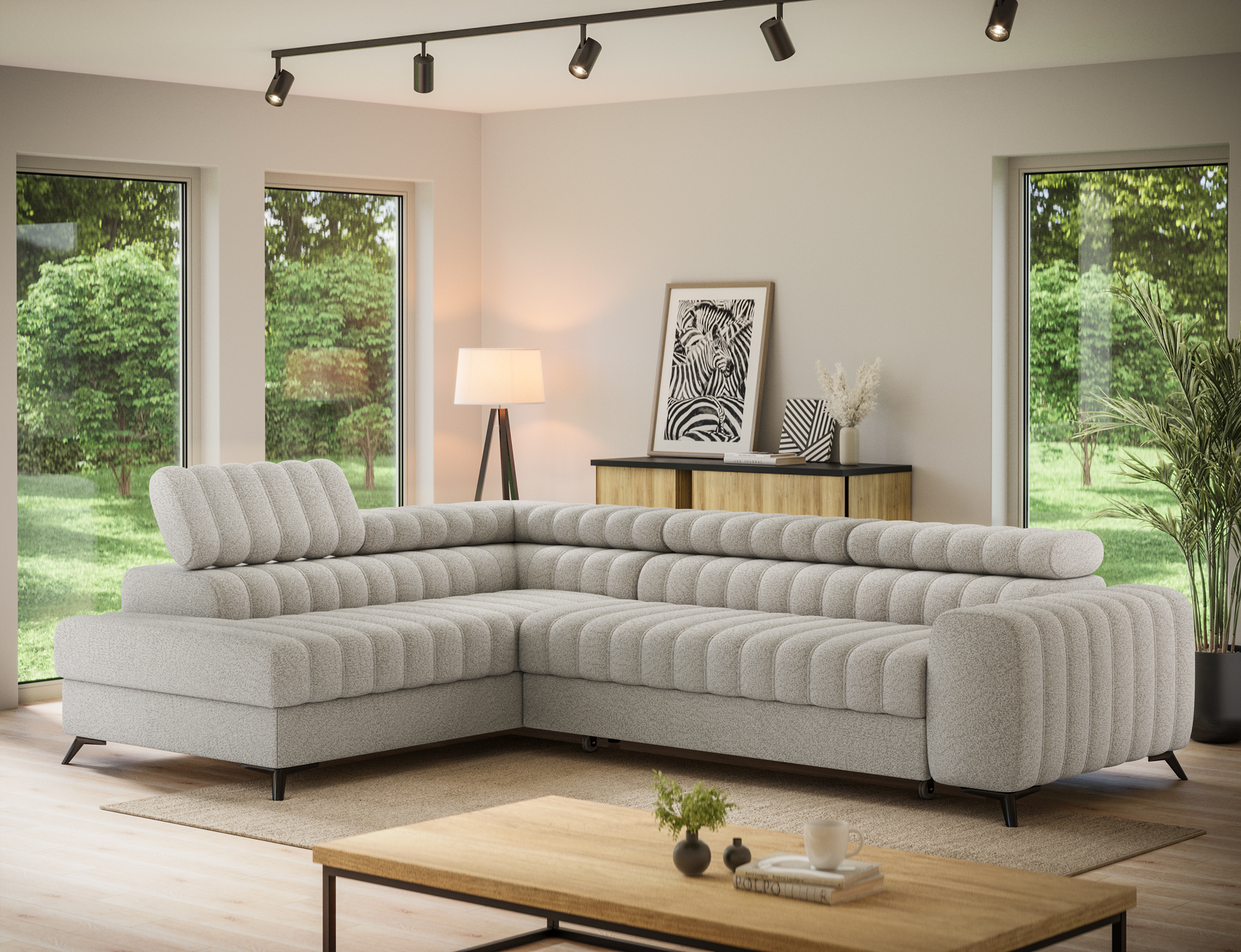 Kearsley Corner Sofa Bed with Storage RY18