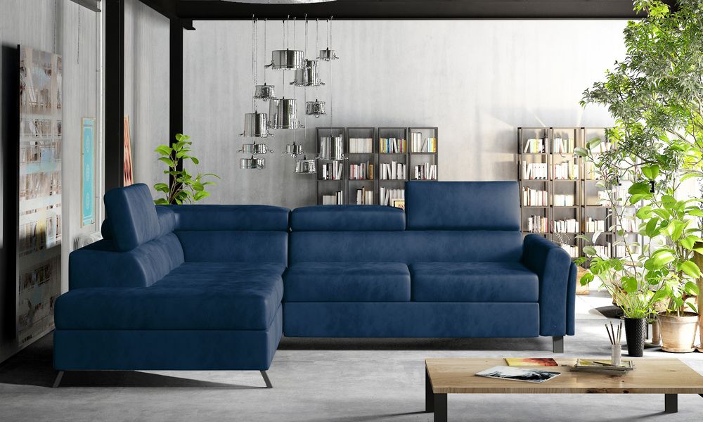BlissfulComfort Corner Sleeper with Storage M77