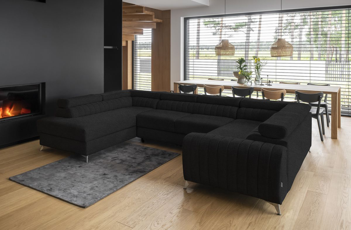 Leicester U Shaped Sofa bed with Storage F10