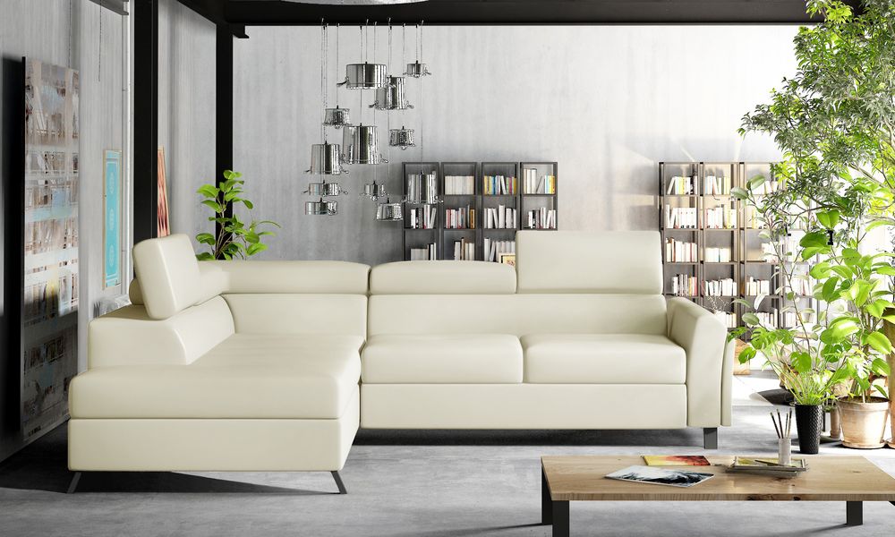 BlissfulComfort Corner Sleeper with Storage S33