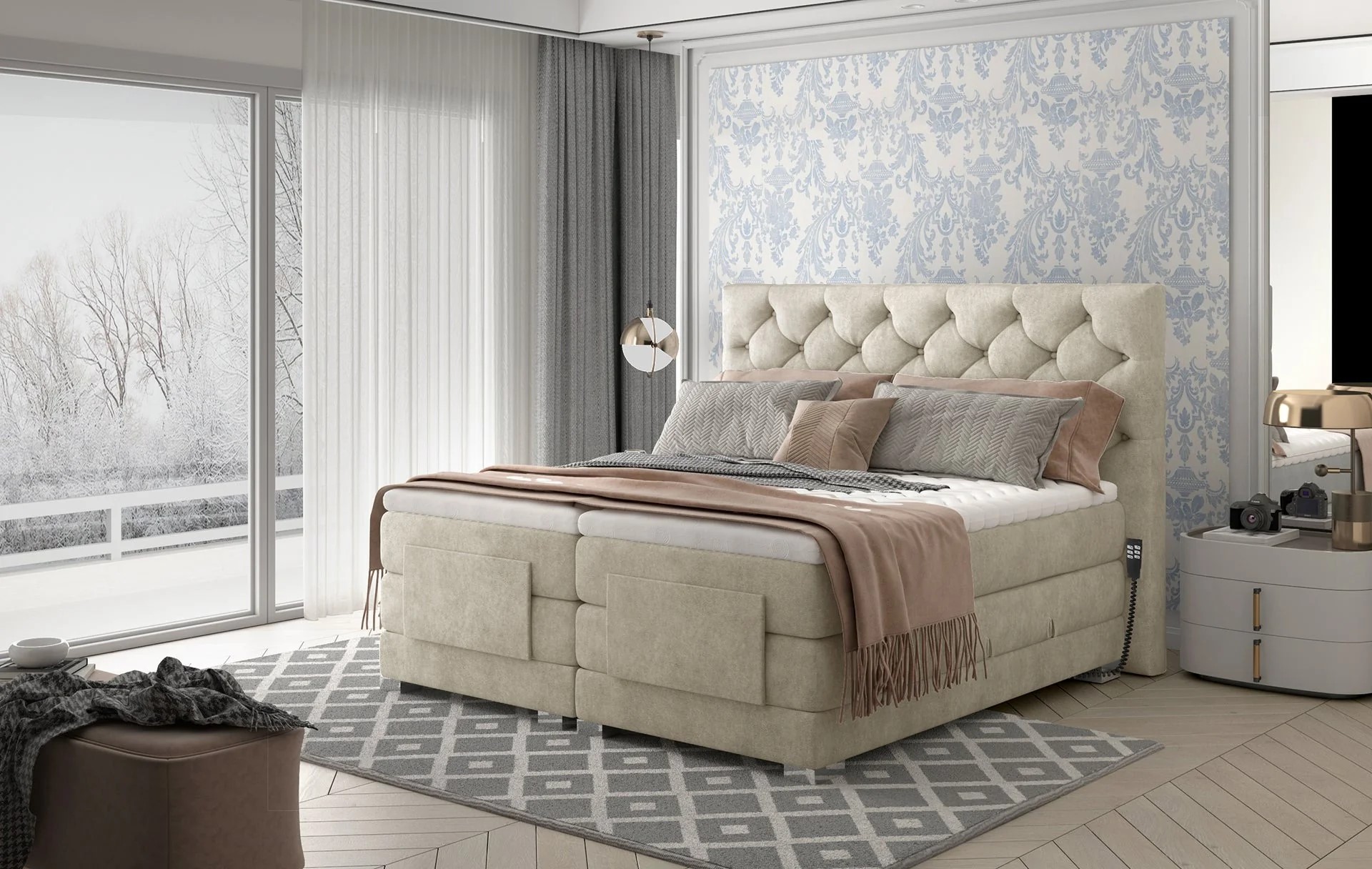 Best Electronic Touch Adjustable Bed D21