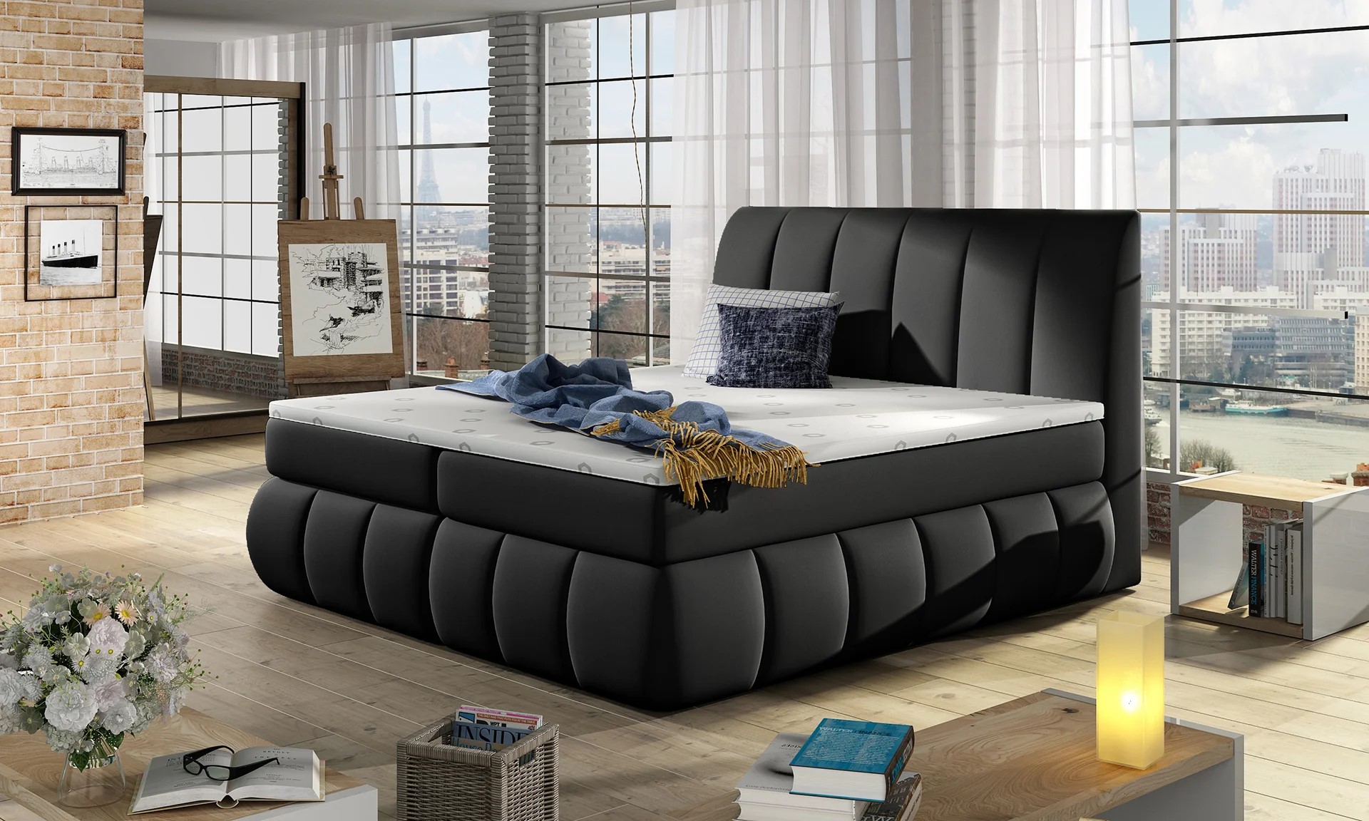 Cheeky Spring Box Bed with Storage S11