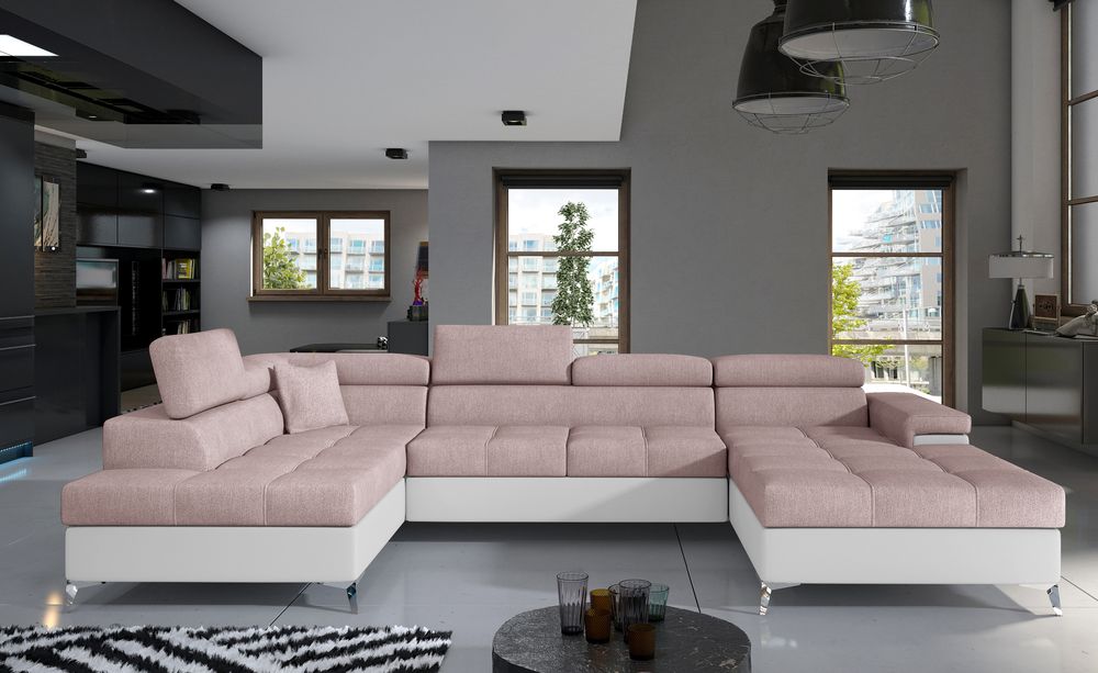 DreamScape U Shaped Sofa Bed with Storage O91/S17