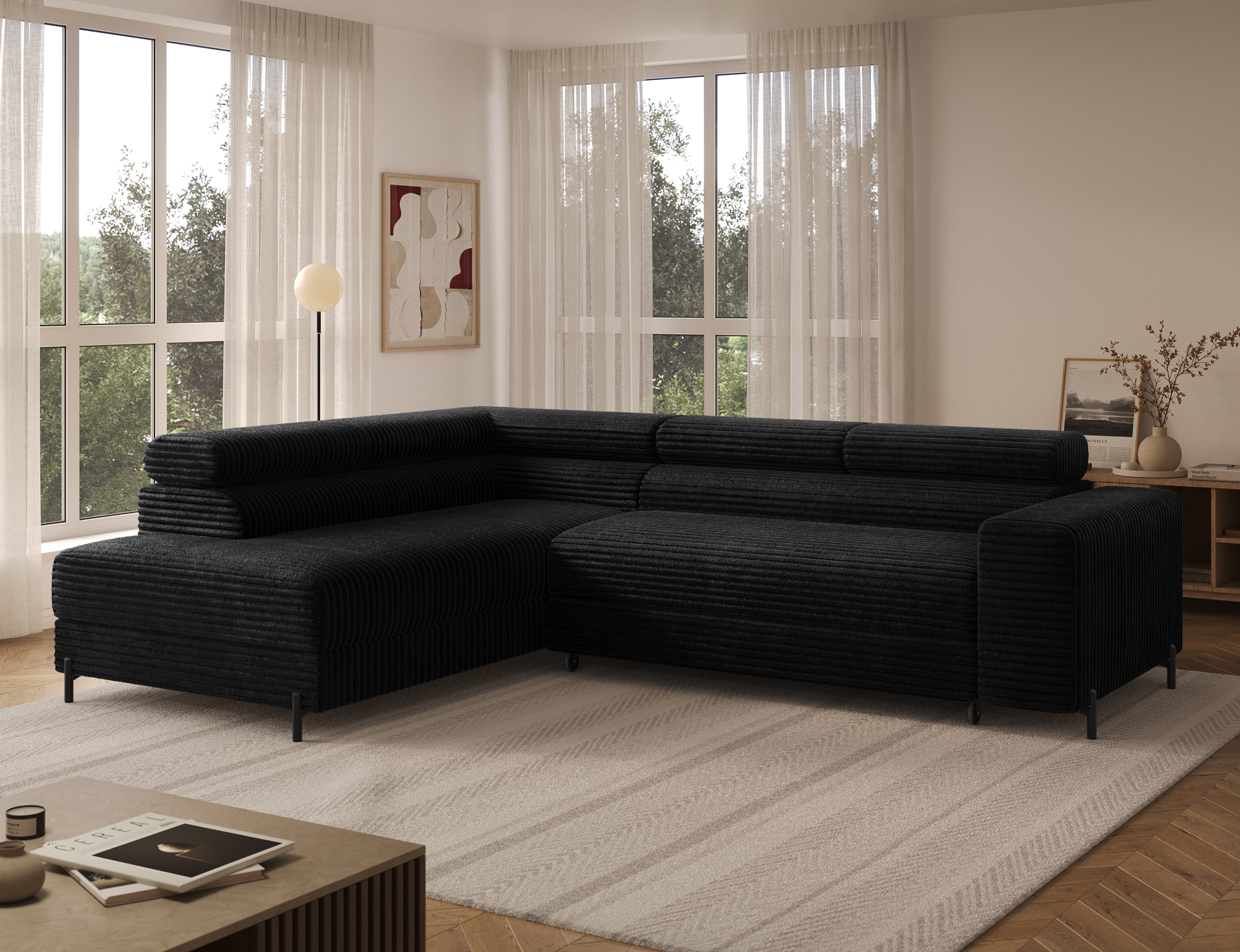 Wakefield Corner Sofa Bed with Storage ML10