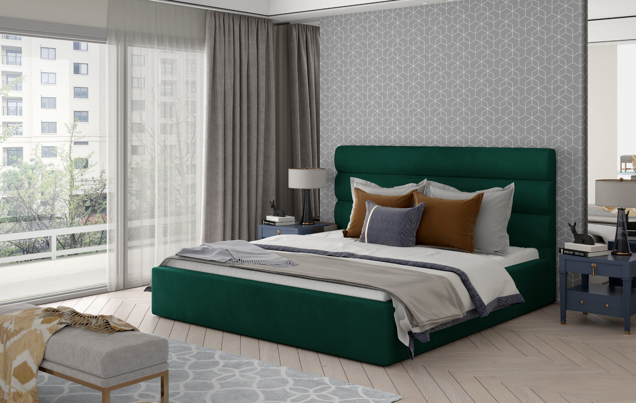 Callington Upholstered Bed M37