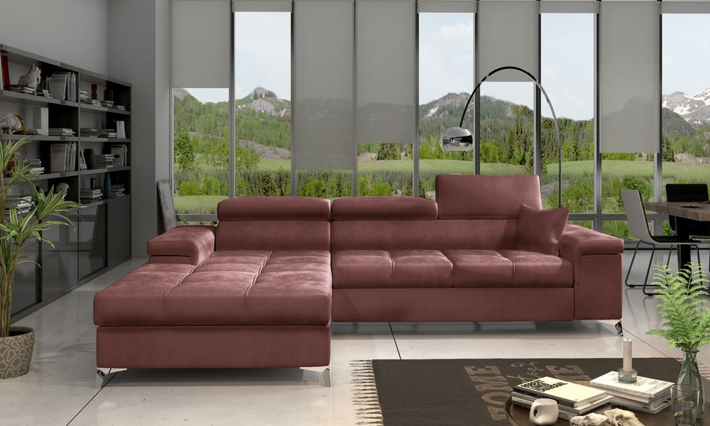 CozyCloud Corner Sofa Bed with Storage MV63